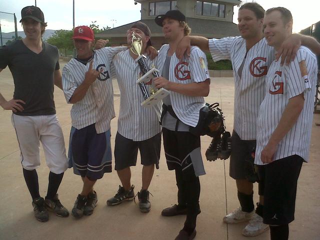 My Baseball Team 1st Place